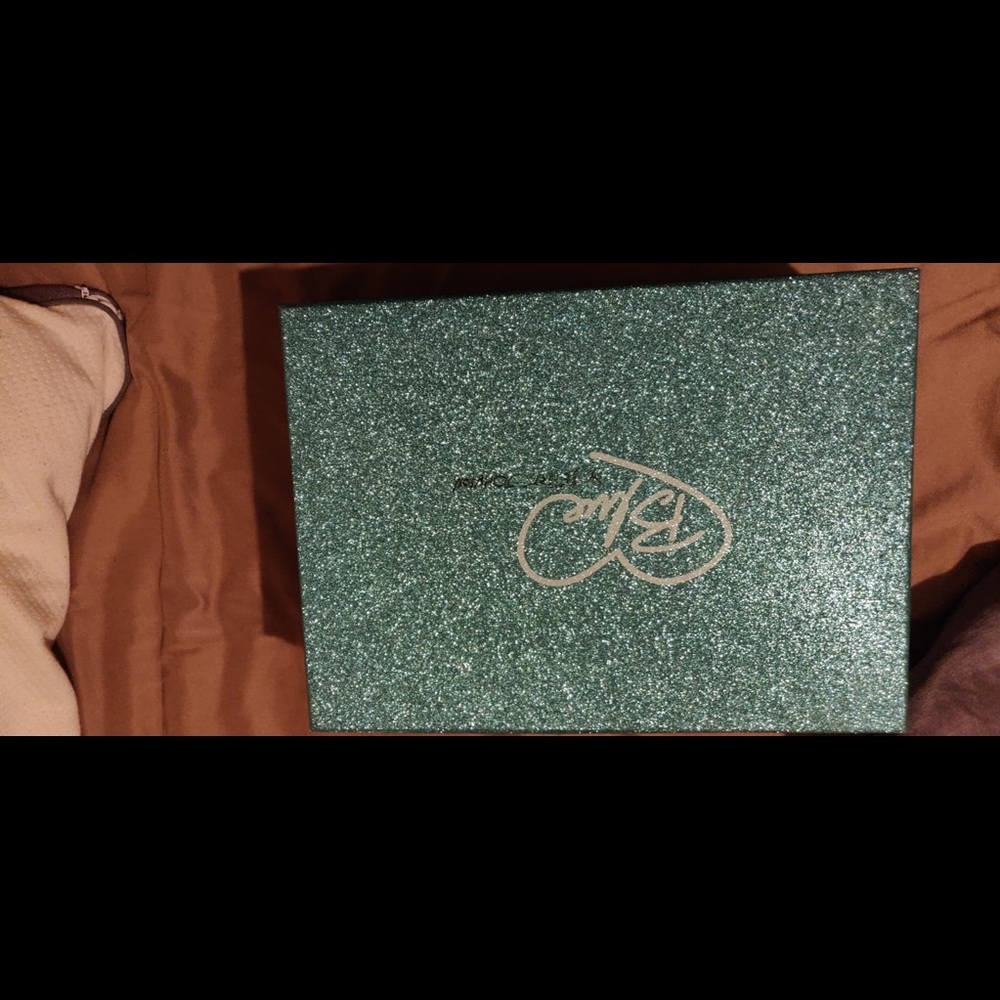 Betsey Johnson silver heels 5 inches